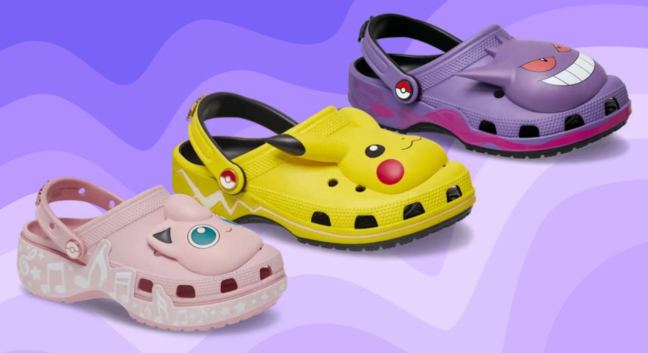 Pokémon x Crocs: Pikachu, Gengar y Jigglypuff se unen a la colección con nuevos diseños